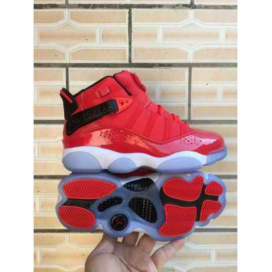 Nike Air Jordan Six Rings Men Shoes White Red